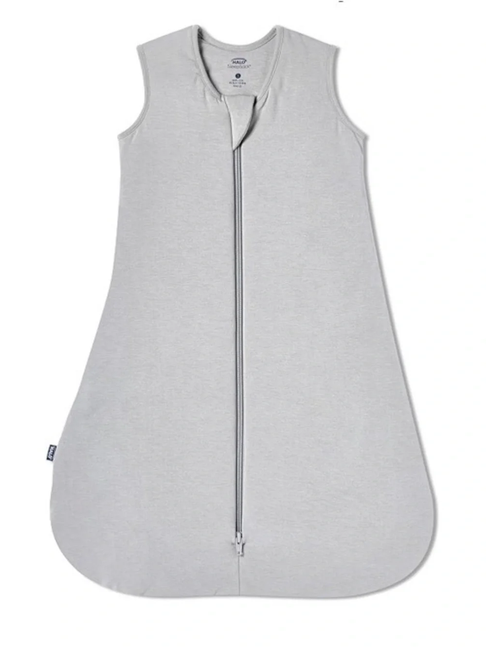 Halo Baby Sleeveless Zip Sleep Sack in Light Gray
